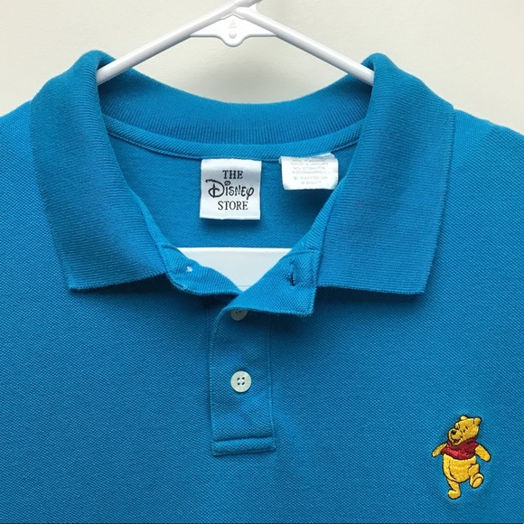 Disney | Shirts | Disney Winnie The Pooh Mens Short Sleeve Polo L | Poshmark